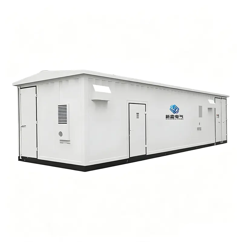 Sous-station préfabriquée pour applications éoliennes et photovoltaïques (PV)
